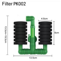 Ista tapadókorongos akváriumi dupla szivacsszűrő #5