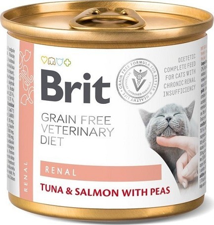 Brit Veterinary Diets Cat Renal konzerv 200 g