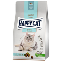 Happy Cat Sensitive Skin & Coat l Szőr-bőrtápláló száraztáp macskáknak