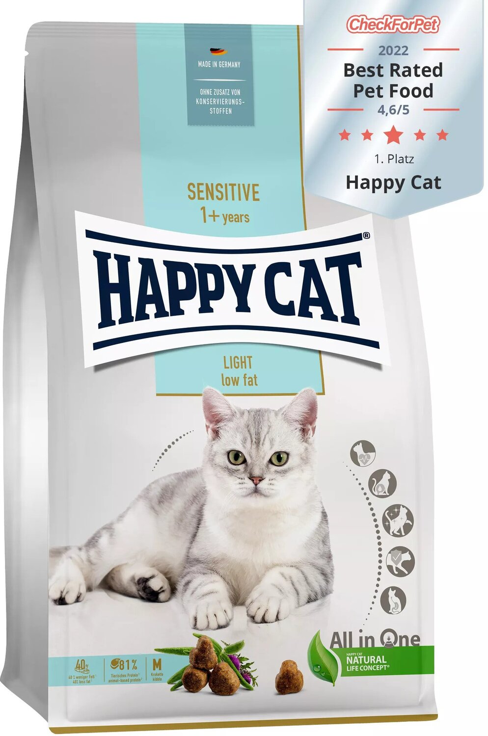 Happy Cat Adult Sensitive Light Low Fat