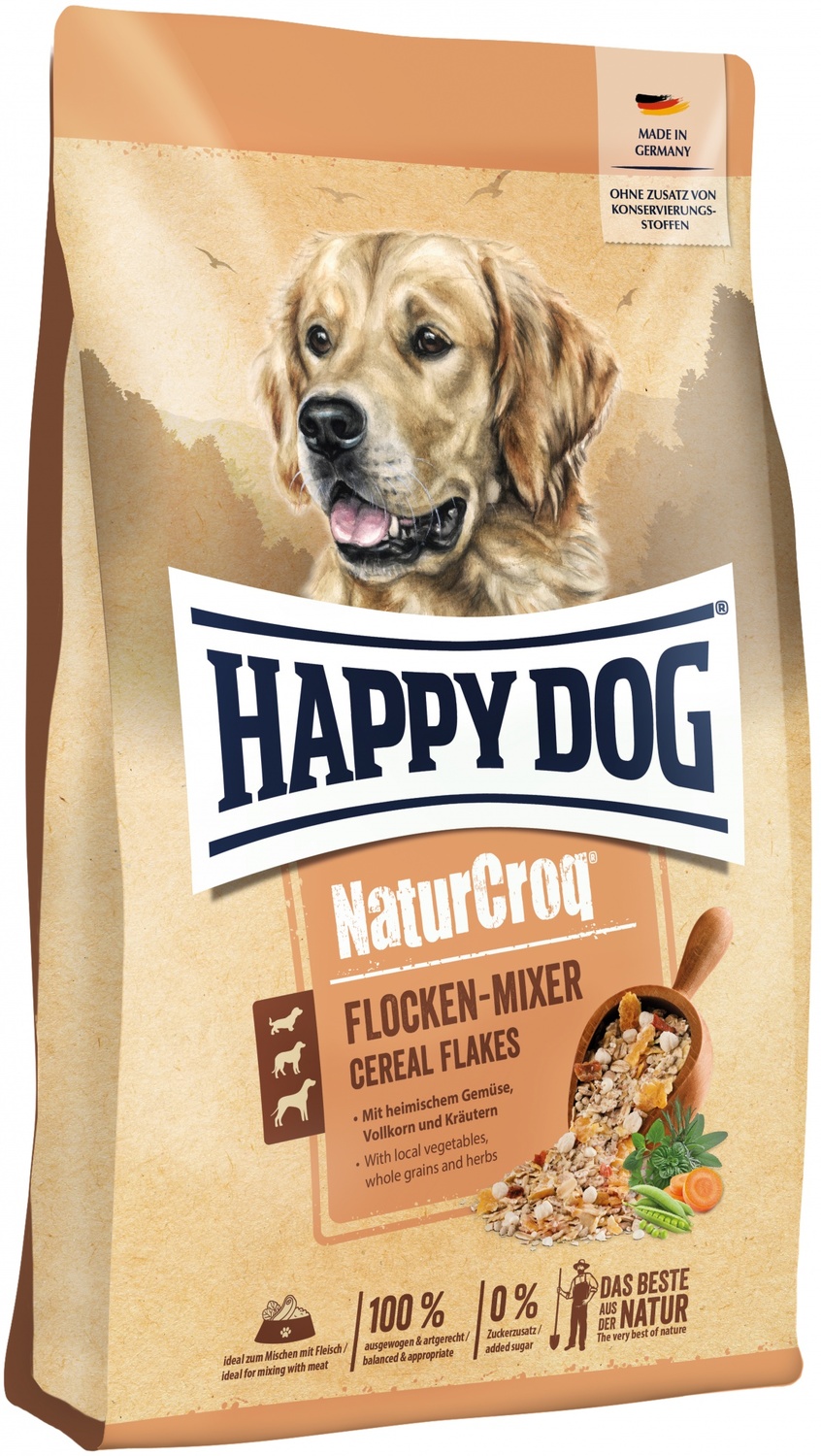 Happy Dog Naturcroq Flocken Mixer Cereal Flakes - Fulgi de cereale pentru câini