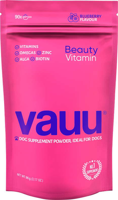 Vauu Beauty vitamine cu aromă de afine pentru câini