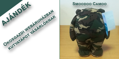 Most egy Smoodoo Camoo plüss figurát adunk ajándékba számos prémium kutyatáphoz!