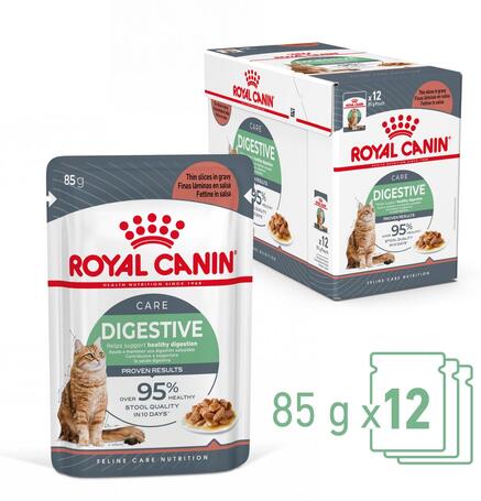 Royal Canin Digestive Care - Szószos nedves táp érzékeny emészétésű felnőtt macskák részére