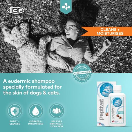 Peptivet eudermális sampon kutyáknak és macskáknak