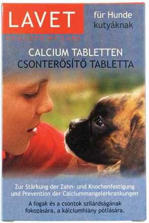 Lavet csonterősítő tabletta kutyáknak