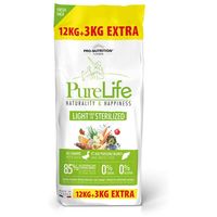 Flatazor Pure Life Light & Sterilized 12 + 3 kg