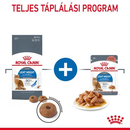 Royal Canin Light Weight Care - Szószos nedves táp felnőtt macskák részére az ideális testsúly eléréséért