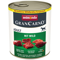 Animonda GranCarno Adult conservă cu vită și vânat