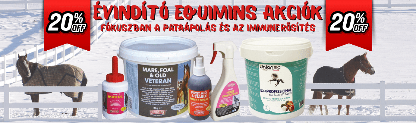 Januári akciós Equimins termékek