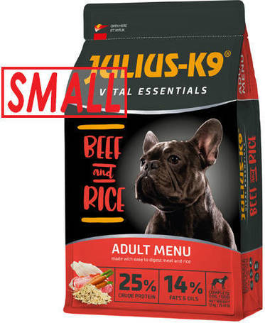Julius-K9 Vital Essentials Adult Beef & Rice | Marhahúsos és rizses kutyatáp