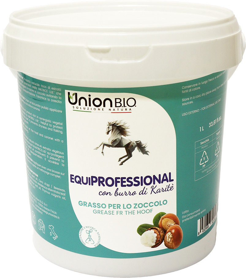 Union Bio EquiProfessional - Unt de shea balsam cremă pt copite