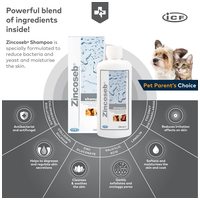 Zincoseb sampon viszkető és/vagy korpázó (seborrhoea) bőrre kutyáknak és macskáknak #5
