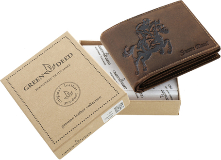 GreenDeed lovas bőr pénztárca