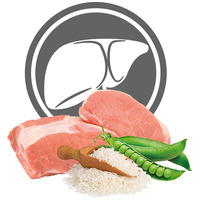 Exclusion Dog Hepatic Pork & Rice and Pea konzerv #2