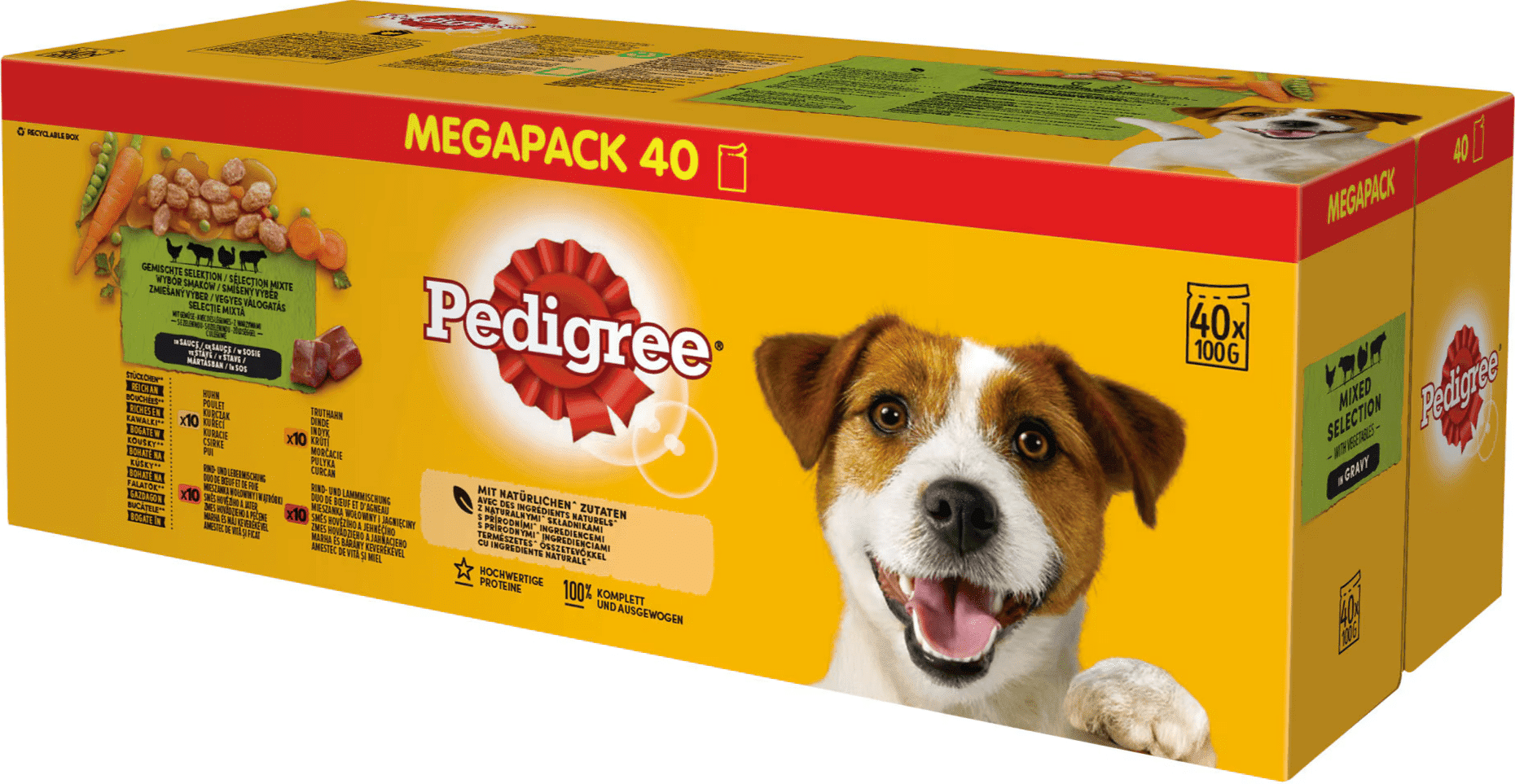 Pedigree Megapack Mixed Selection - Szószban - 40 x 100 g