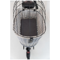 Trixie szürke fonott szállítókosár kerékpárra #15