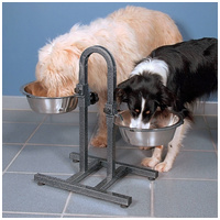 Trixie fém kutyatálak lakkozott A-állványon állítható magasságban #3