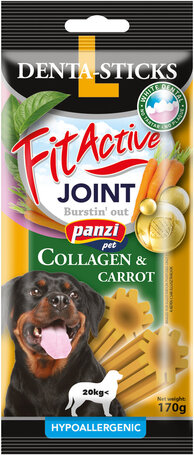 FitActive Hypoallergenic Denta-Sticks Joint Collagen & Carrot