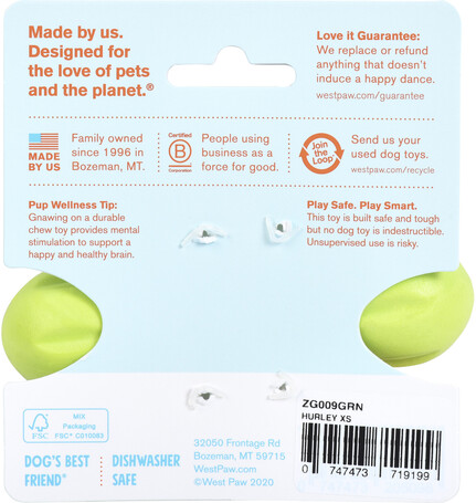 West Paw Hurley - Tartós rágóbot