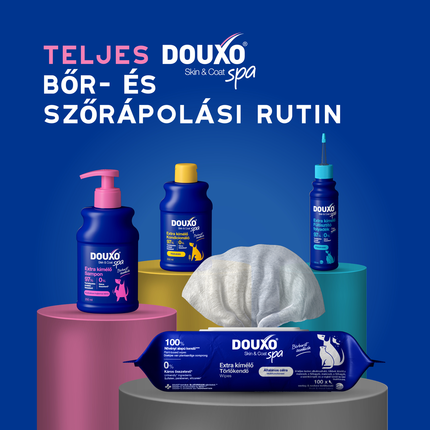 Douxo Spa șampon calmant împotriva mâncărimii pentru câini - zoom