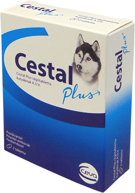 Cestal Plus pt viermi intestinali câini - zoom