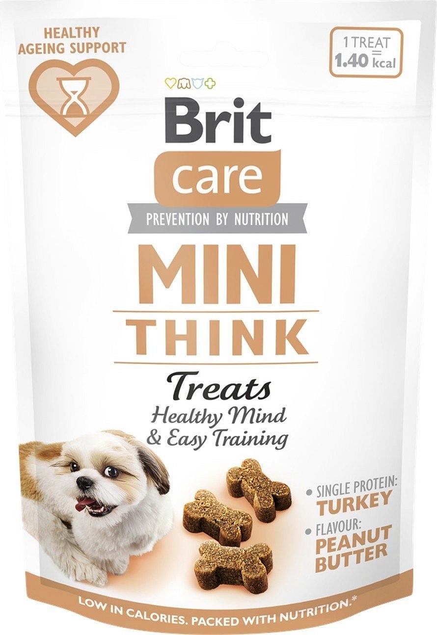 Brit Care Dog Mini Treats THINK recompensă câini