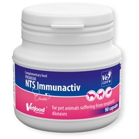 VetFood Premium NTS Immunactiv roboráló készítmény daganatos betegségek esetén kutyák, macskák és rágcsálók részére