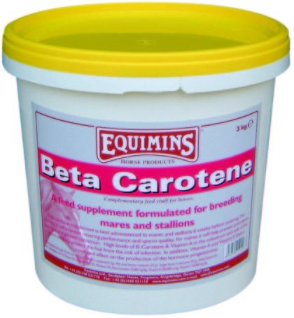 Equimins Beta Carotene - Béta karotin E-vitaminnal mének és vemhes kancák számára