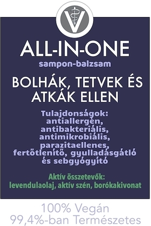Pro-Vet All-in-One antiallergén sampon és balzsam bolhák, tetvek és atkák ellen