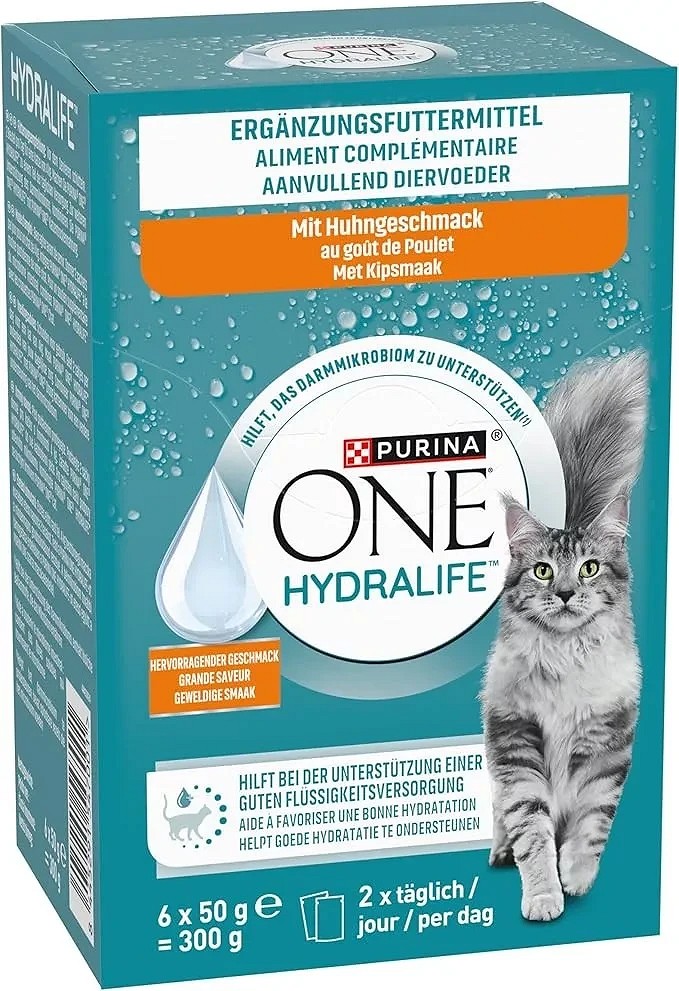Purina ONE Hydralife Chicken snack lichid pentru pisici