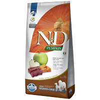 N&D Dog Grain Free Adult Medium/Maxi sütőtök, szarvas & alma szuperprémium kutyatáp #1