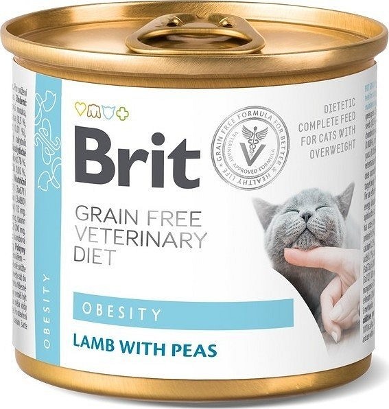 Brit Veterinary Diets Cat Obesity conservă 200 g