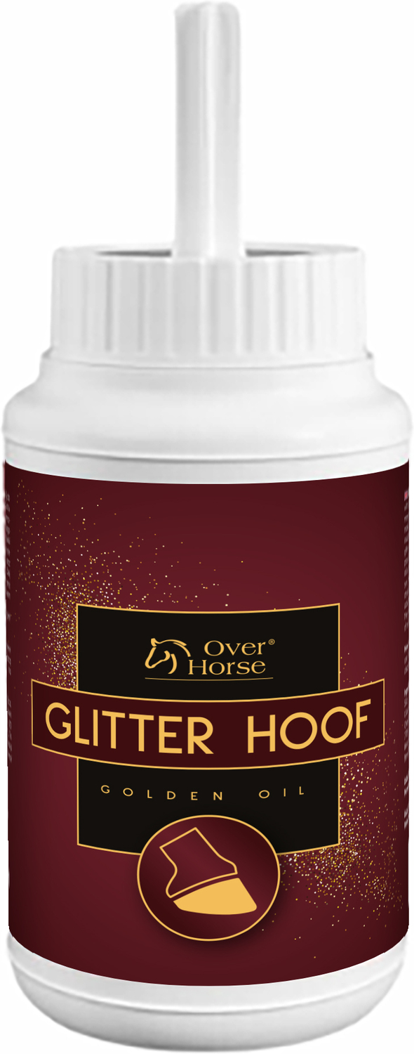 Over Horse Glitter Hoof Golden Oil - zoom
