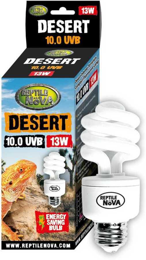 Reptile Nova Desert 10.0 UVB becuri de economisire a energiei pentru terrariu - zoom