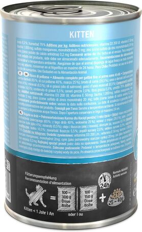 Leonardo Kitten baromfiban gazdag kiscica eledel