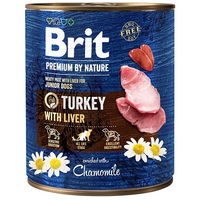 Conservă Brit Premium Junior Turkey with Liver