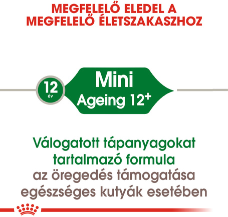 Royal Canin Mini Ageing 12+ | Kistestű idős kutya száraz táp