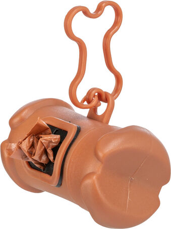 Trixie csont alakú kutyapiszok-zacskó tartó + 15 zacskó