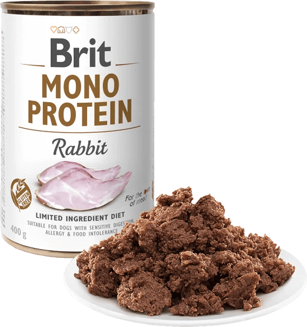 Conservă Brit Mono Protein Rabbit - zoom