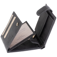 GreenDeed kutyás bőr pénztárca, átfogópánttal, fekete #2