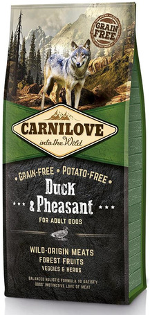 CarniLove Adult Duck & Pheasant - Kacsahúsos és fácános felnőtt kutyatáp