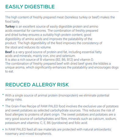 Raw Paleo Ultra Puppy Medium & Large Turkey