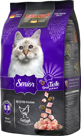 Leonardo Senior baromfihúsban gazdag szárazeledel