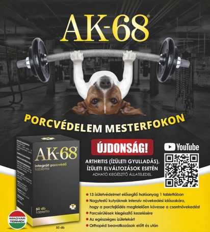 AK-68 integrált porcvédő tabletta