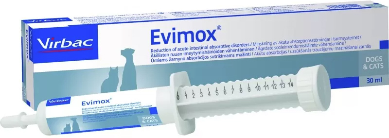 Virbac Evimox pastă aromatizată în caz de diaree