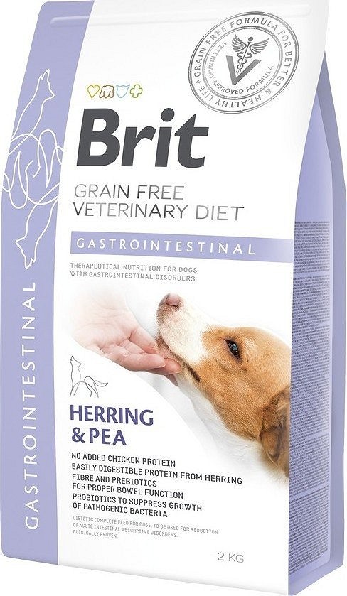 Brit VD Dog Grain Free Gastrointestinal hering, mazăre - zoom