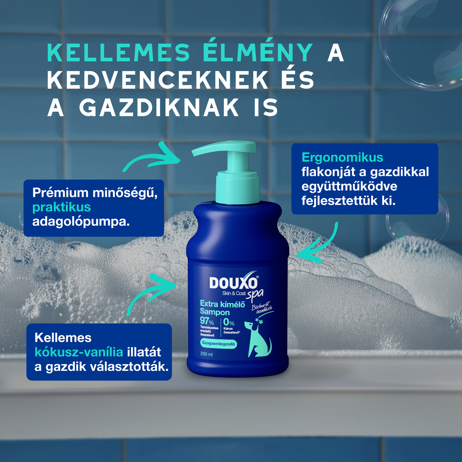 Douxo Spa șampon deodorant pentru câini - zoom