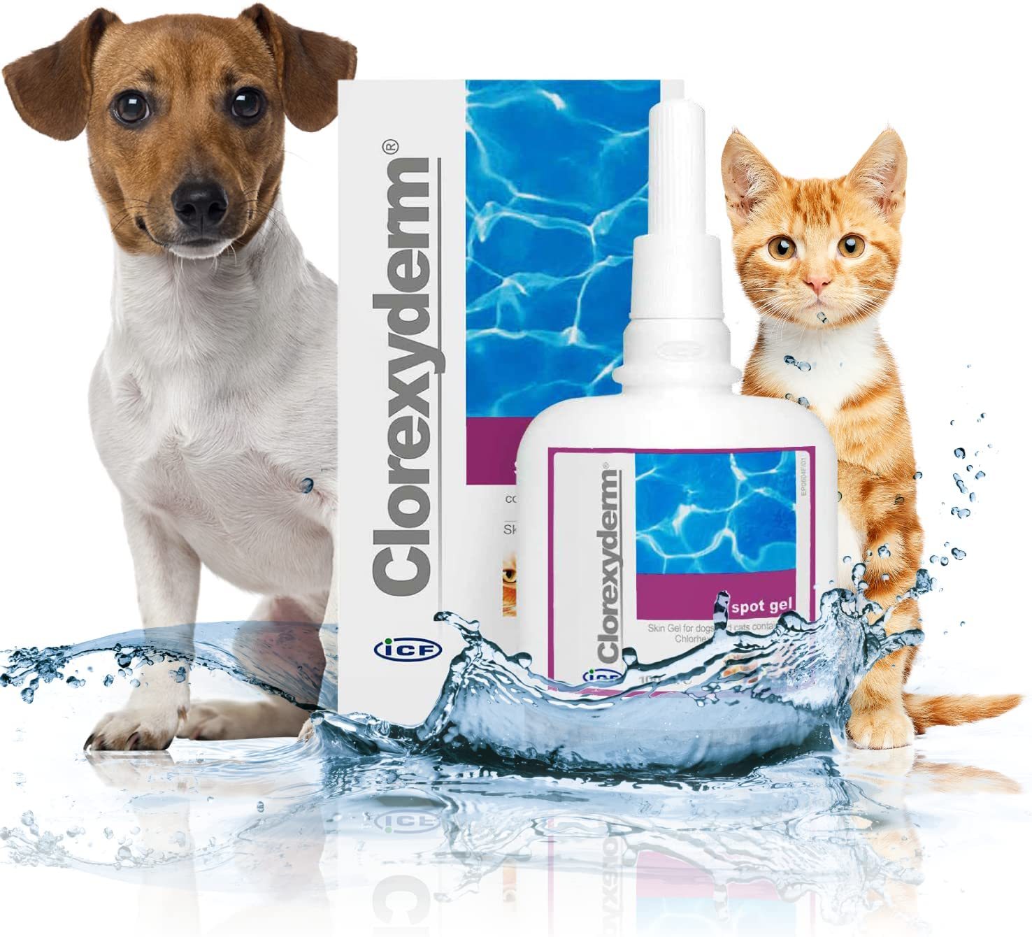 Clorexyderm Spot Gel - Gel pentru protecția pielii pentru câini și pisici