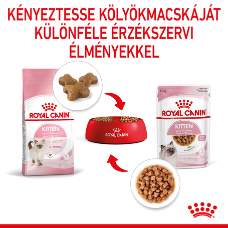 Royal Canin Kitten Gravy - Kölyök macska szószos nedves táp